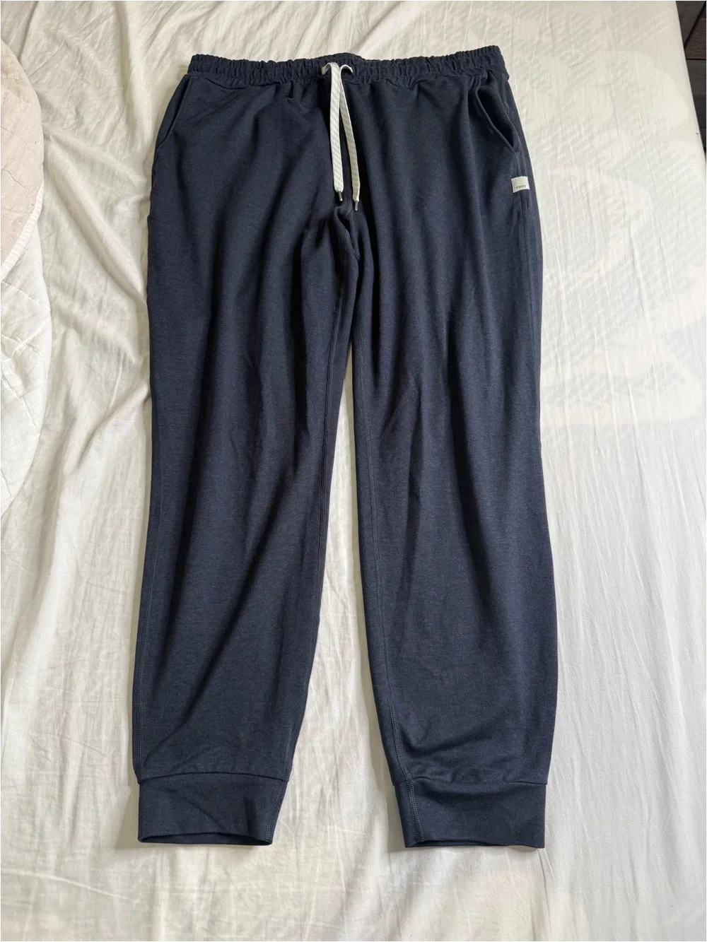 Men's Navy Drawstring Jogger Pants